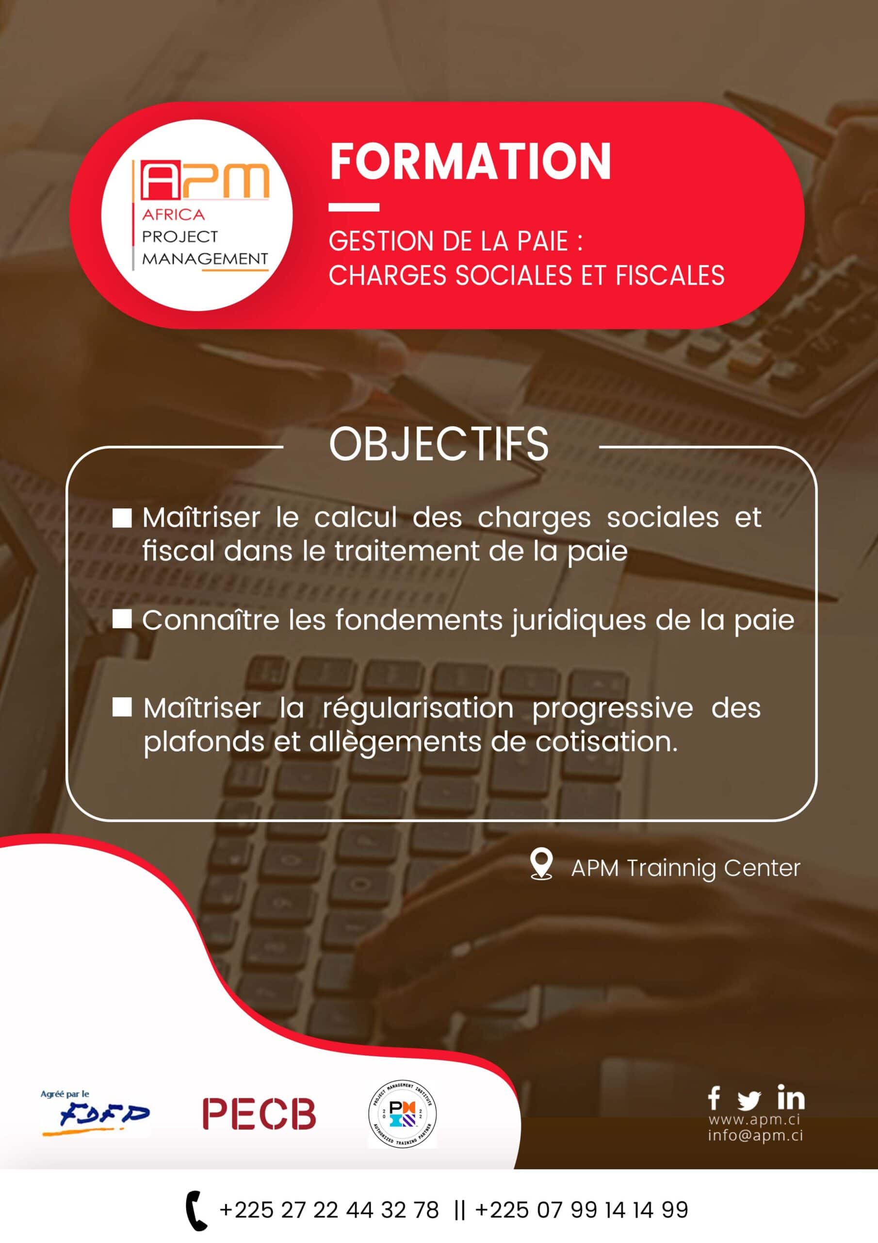 Gestion de la Paie Charges sociales et fiscales APM Africa